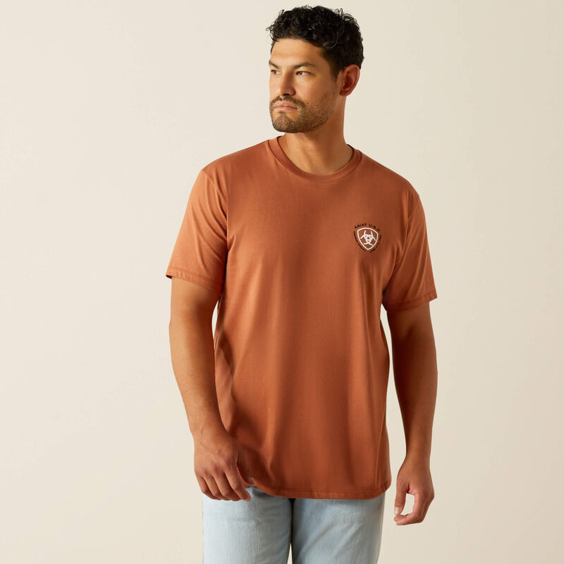 Ariat Men's Loft Simple Seal T-shirt - Chutney