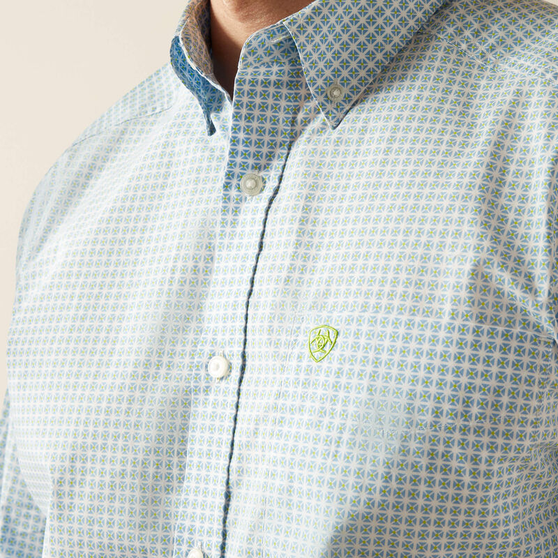 Ariat Men's Cillian Long Sleeve Shirt - Light Blue