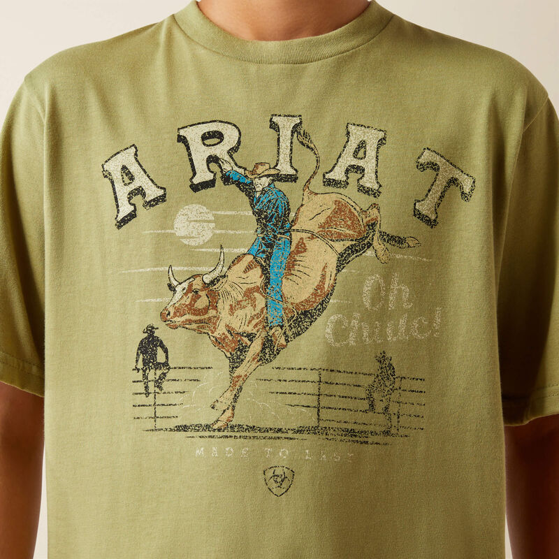 Ariat Boys Oh Chute T-shirt - Tent Green