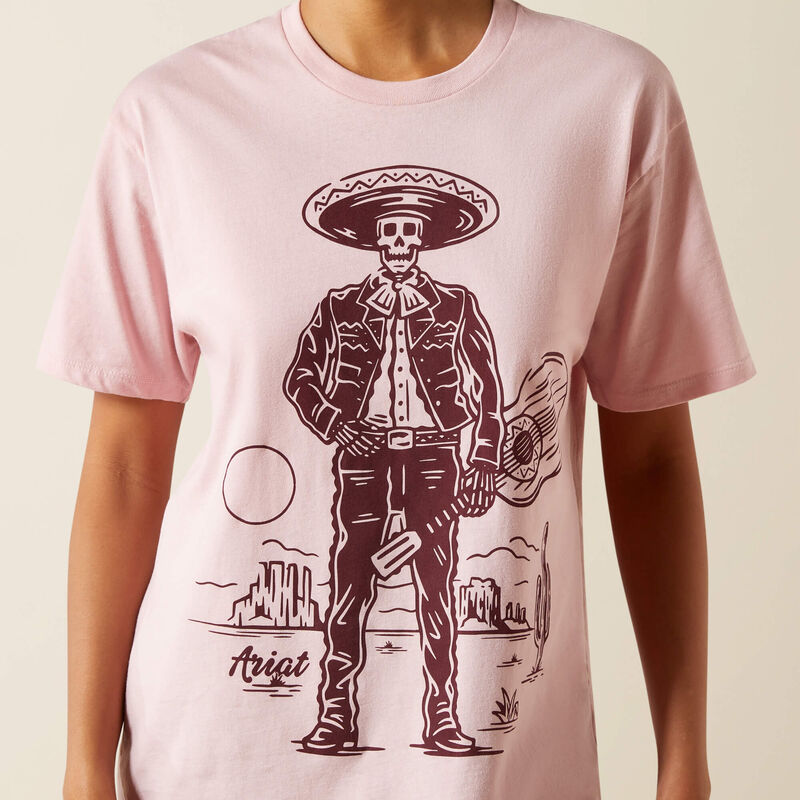 Ariat Women's Mariachi Tee - Dusty Pink
