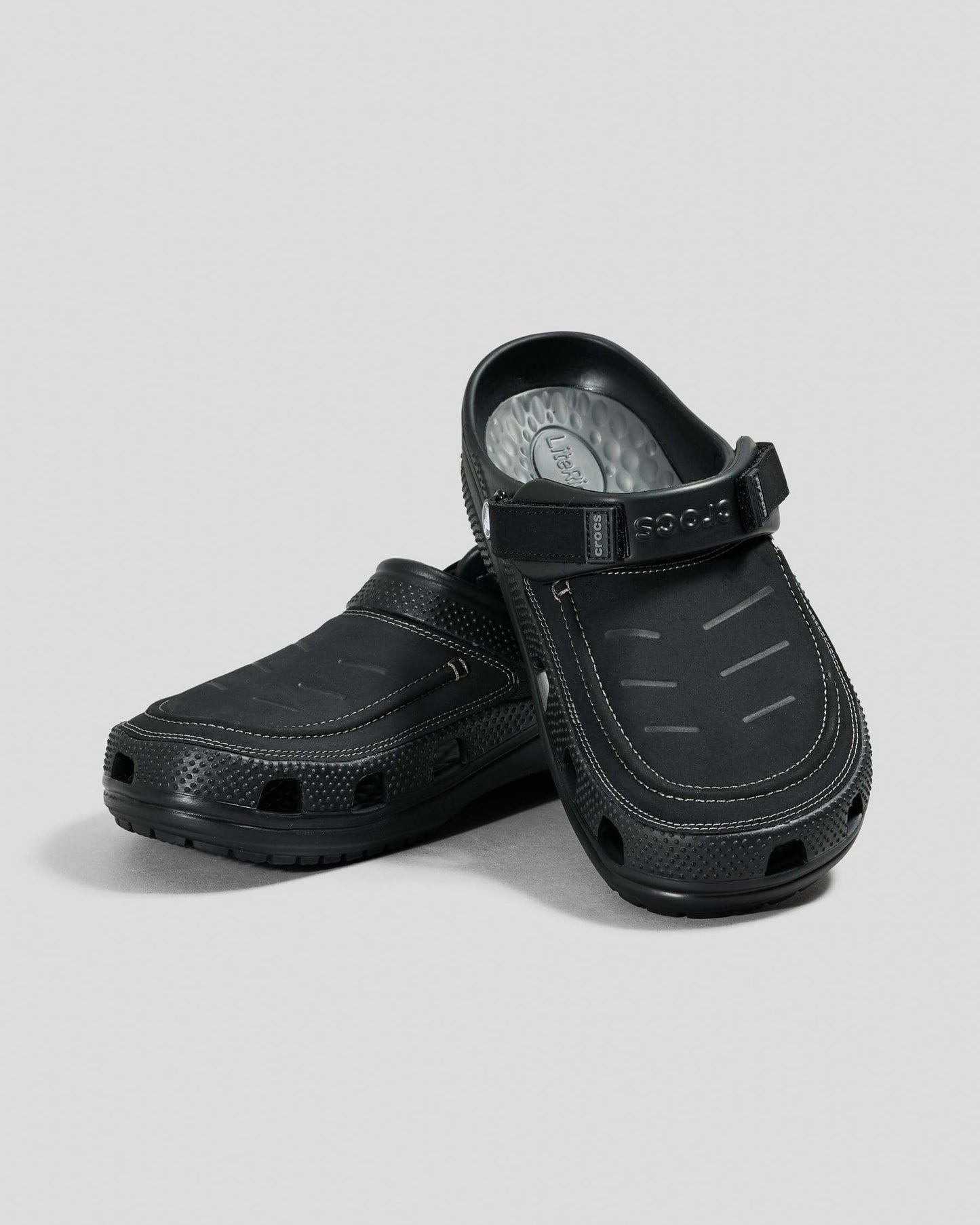 Crocs Mens Yukon Vista || Clog - Black/ Slate Grey