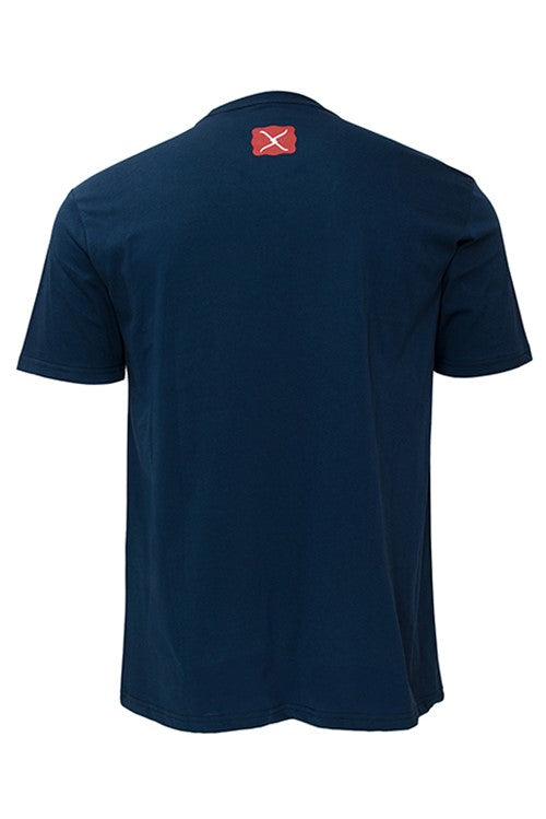 Twisted X Mens Navy Logo Short Sleeve Tee