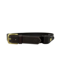 Boss Cocky Cattleman Belt Pouch With Press Clip - Brown