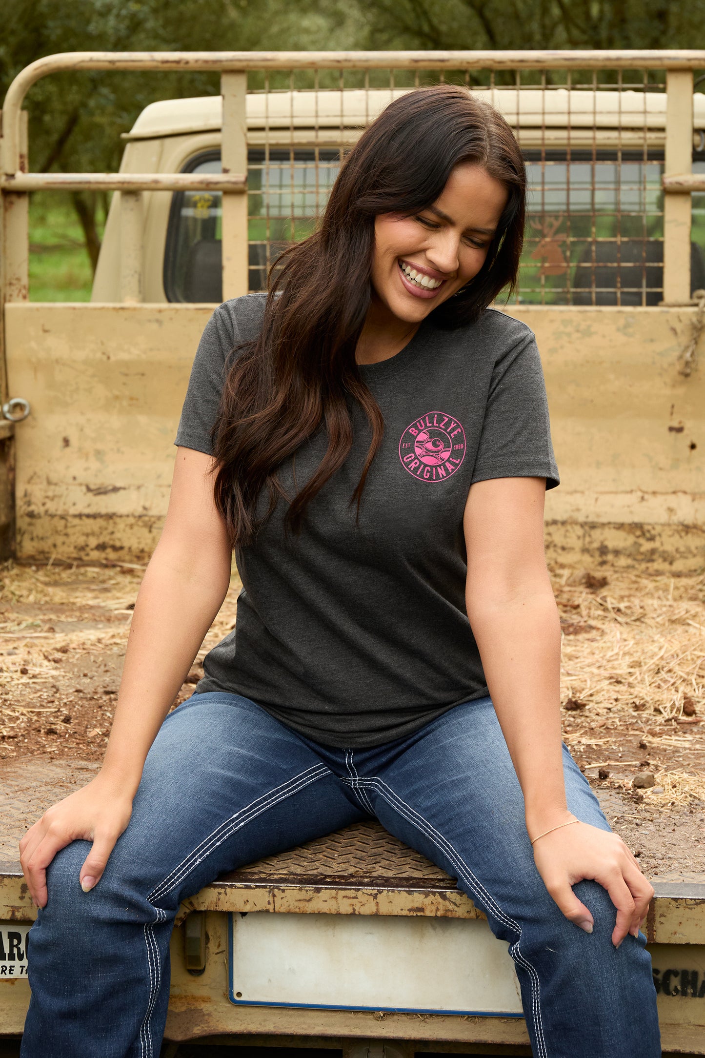 Bullzye Womens Beer Pong Short Sleeve Tee