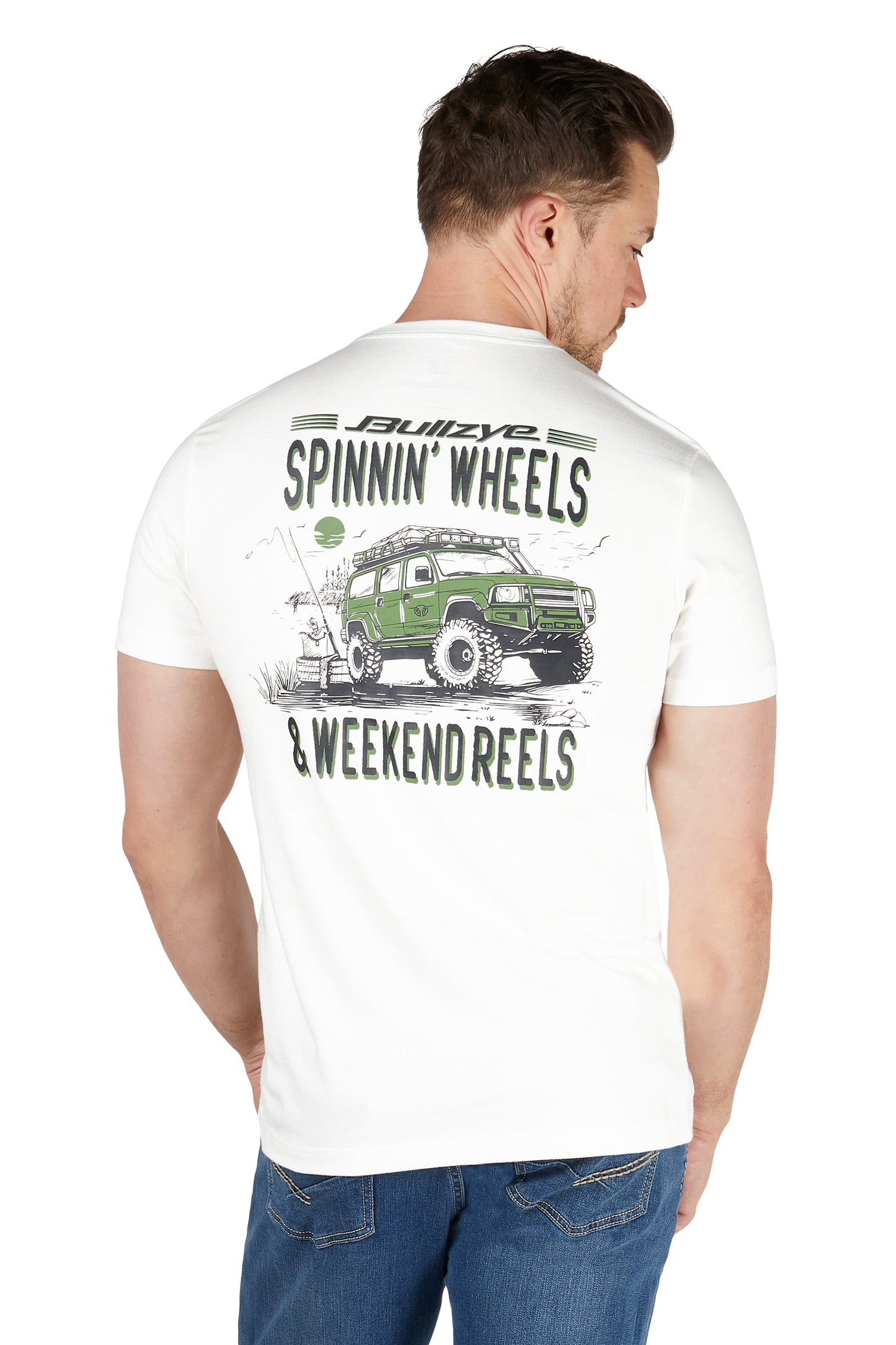 Bullzye Men’s Reels Short Sleeve Tee