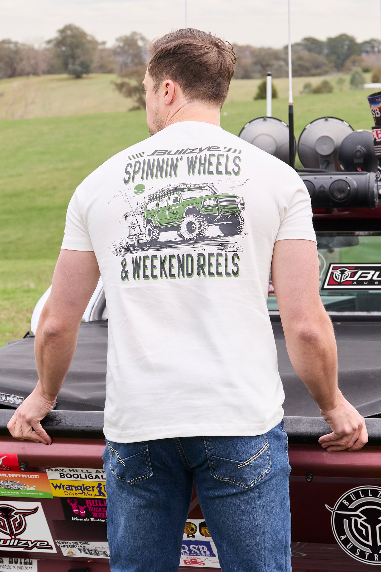 Bullzye Men’s Reels Short Sleeve Tee