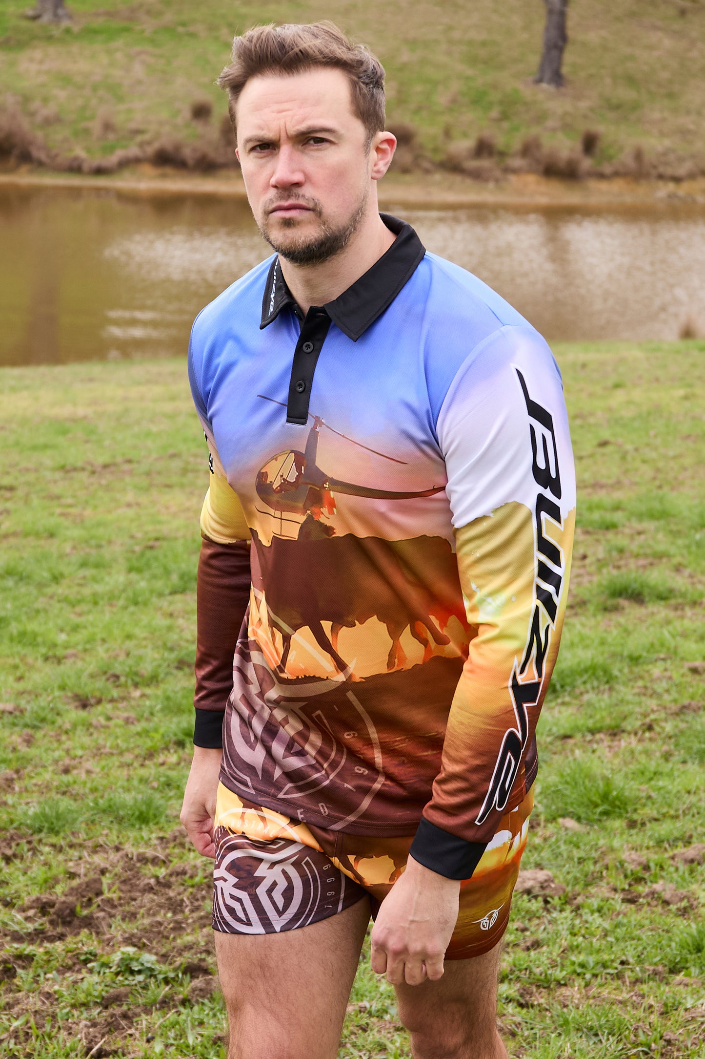 Bullzye Men’s Outback Long Sleeve Tee