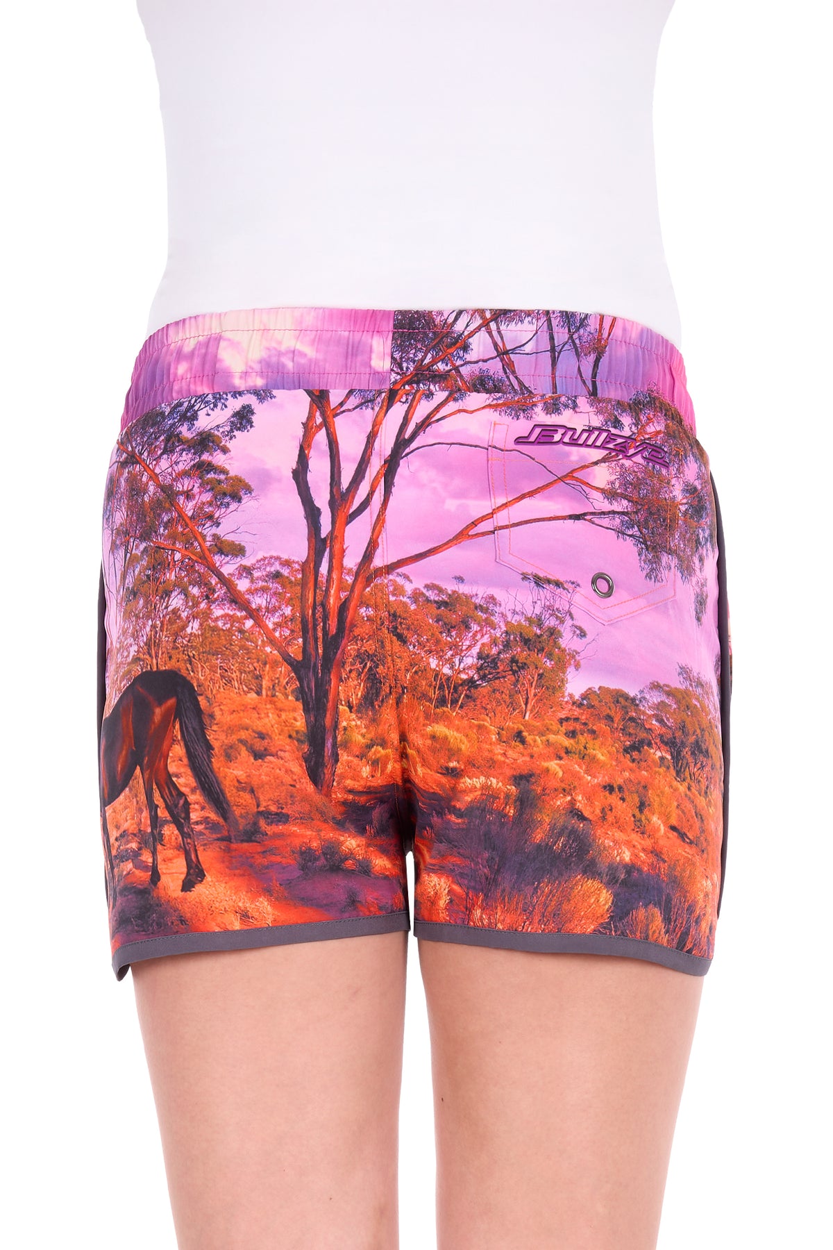 Bullzye Women’s Grazing Horse Sports Short