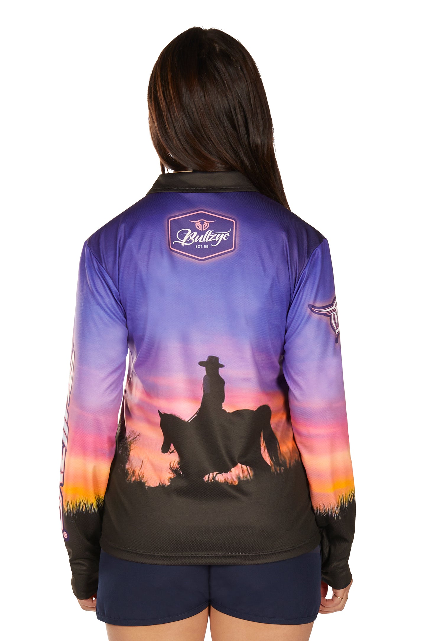 Bullzye Women’s Sunset Long Sleeve Tee