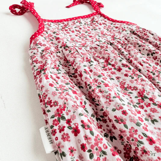 Love Henry Baby Girls Elsie Playsuit - Pink Petite Floral