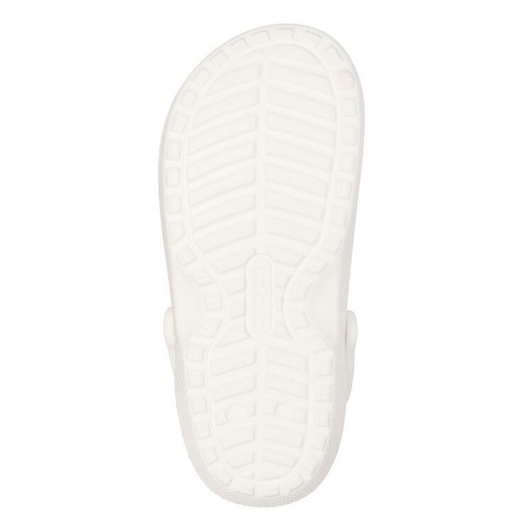 Crocs Unisex Classic Lined Clog - White Grey