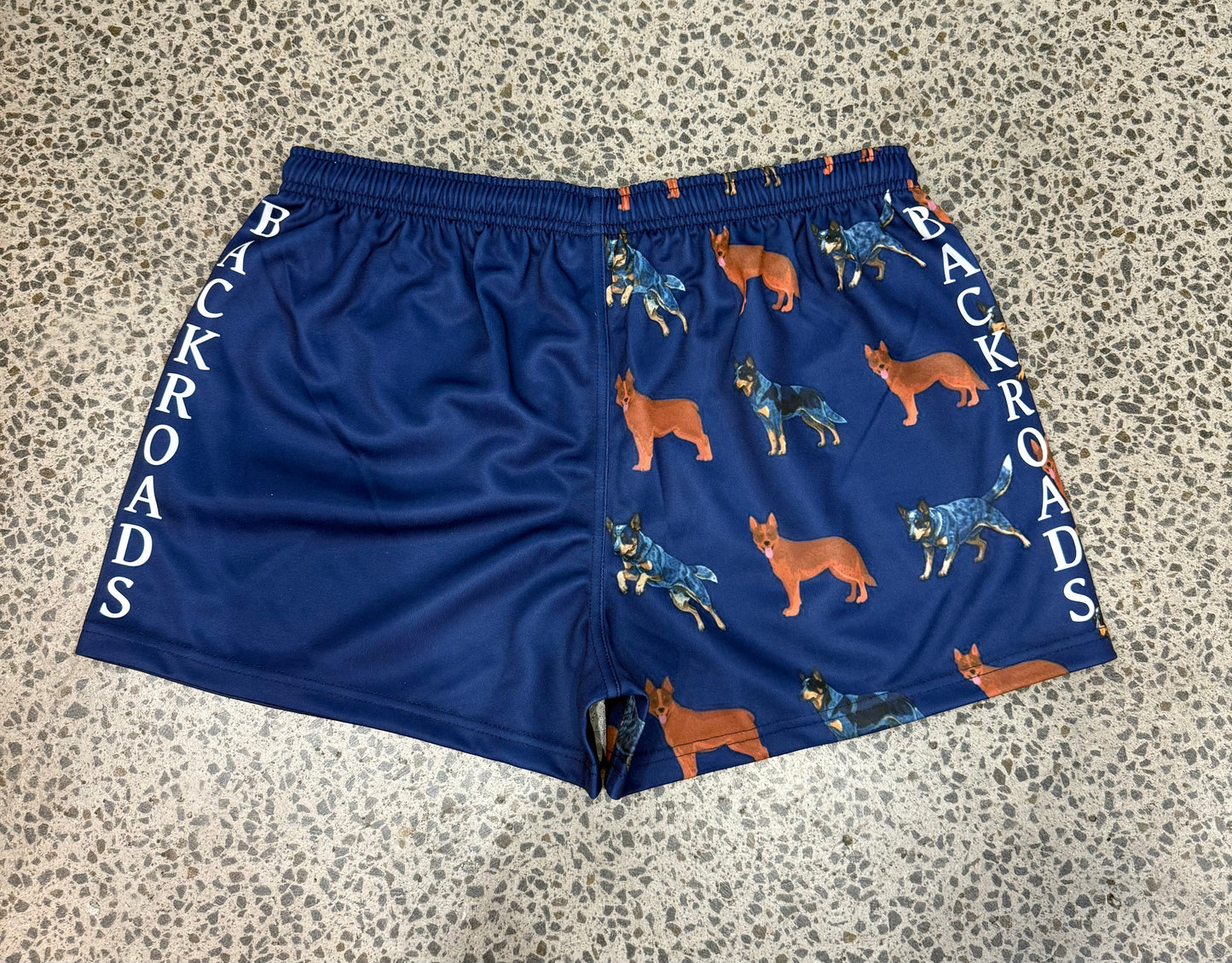 Backroads Footy Shorts Cattle Dog