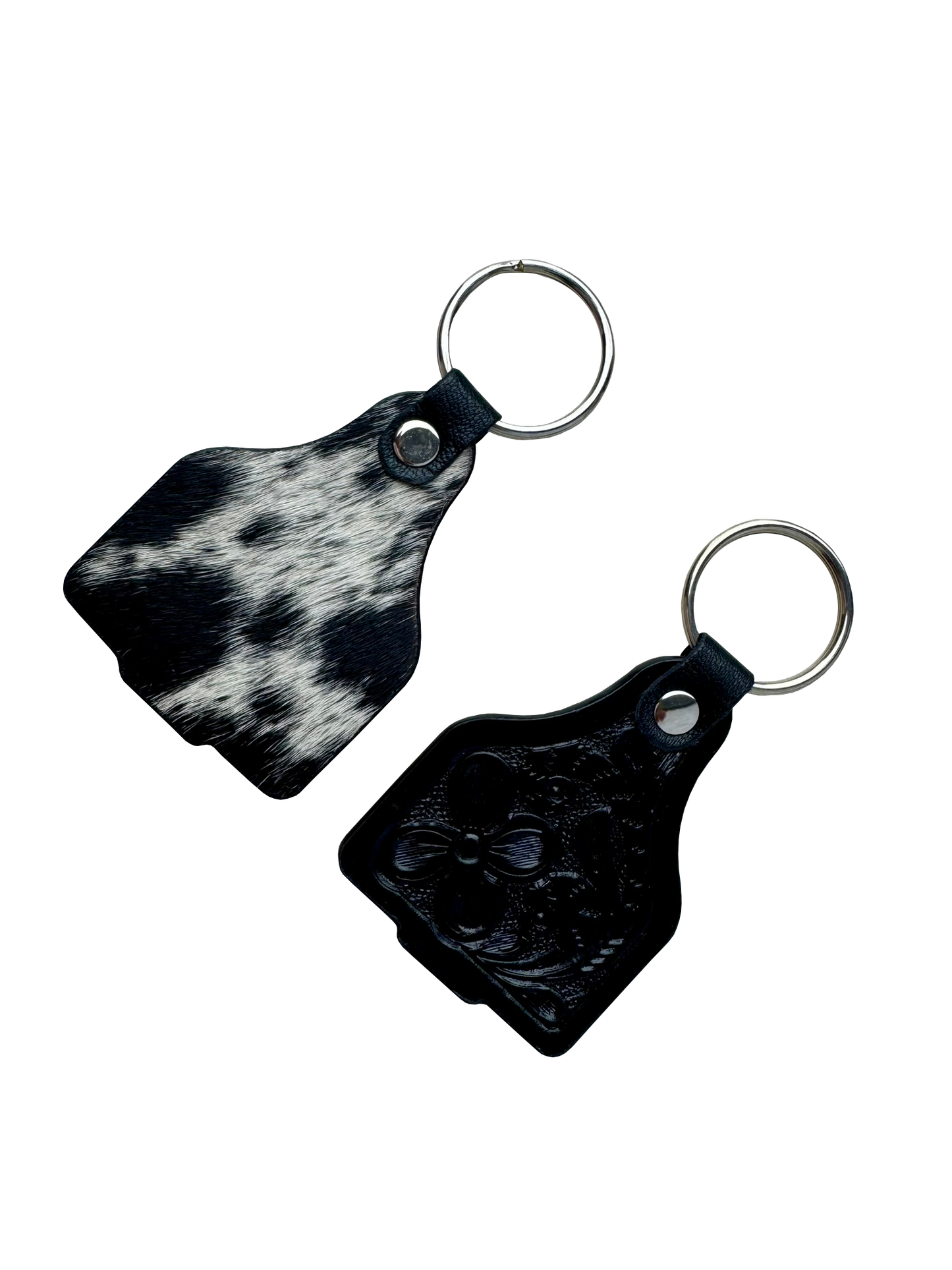 The Design Edge Tooling Leather Cattle Tag Keyring – CA17