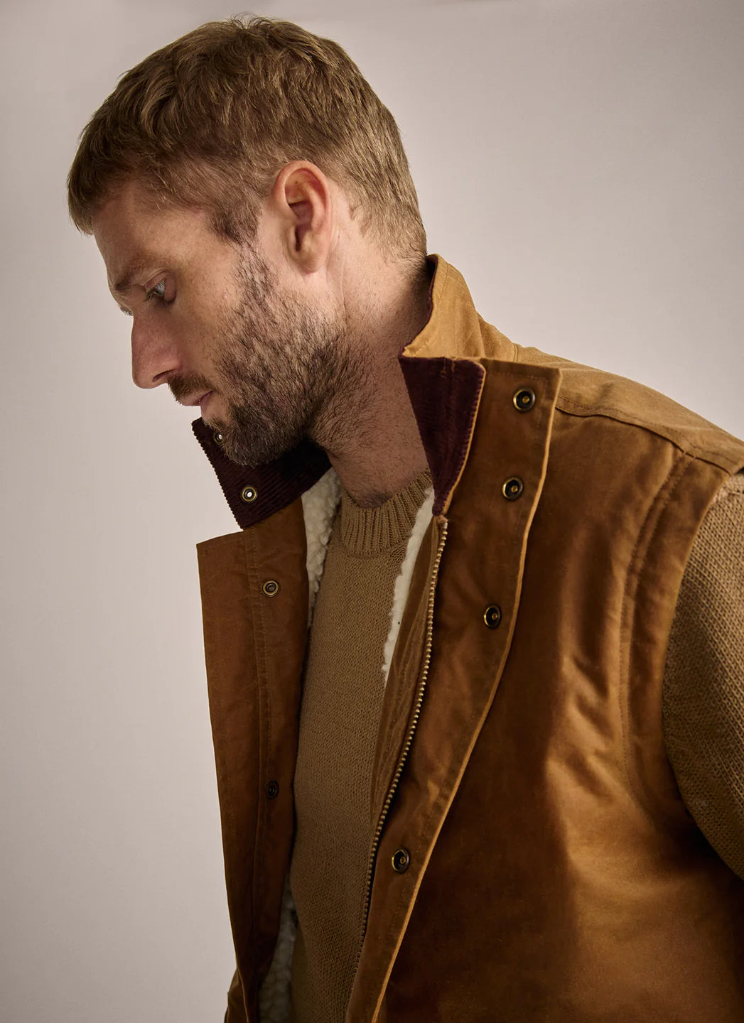 Drizabone Jumbuck Oilskin Vest - Limited Edition Sandstone