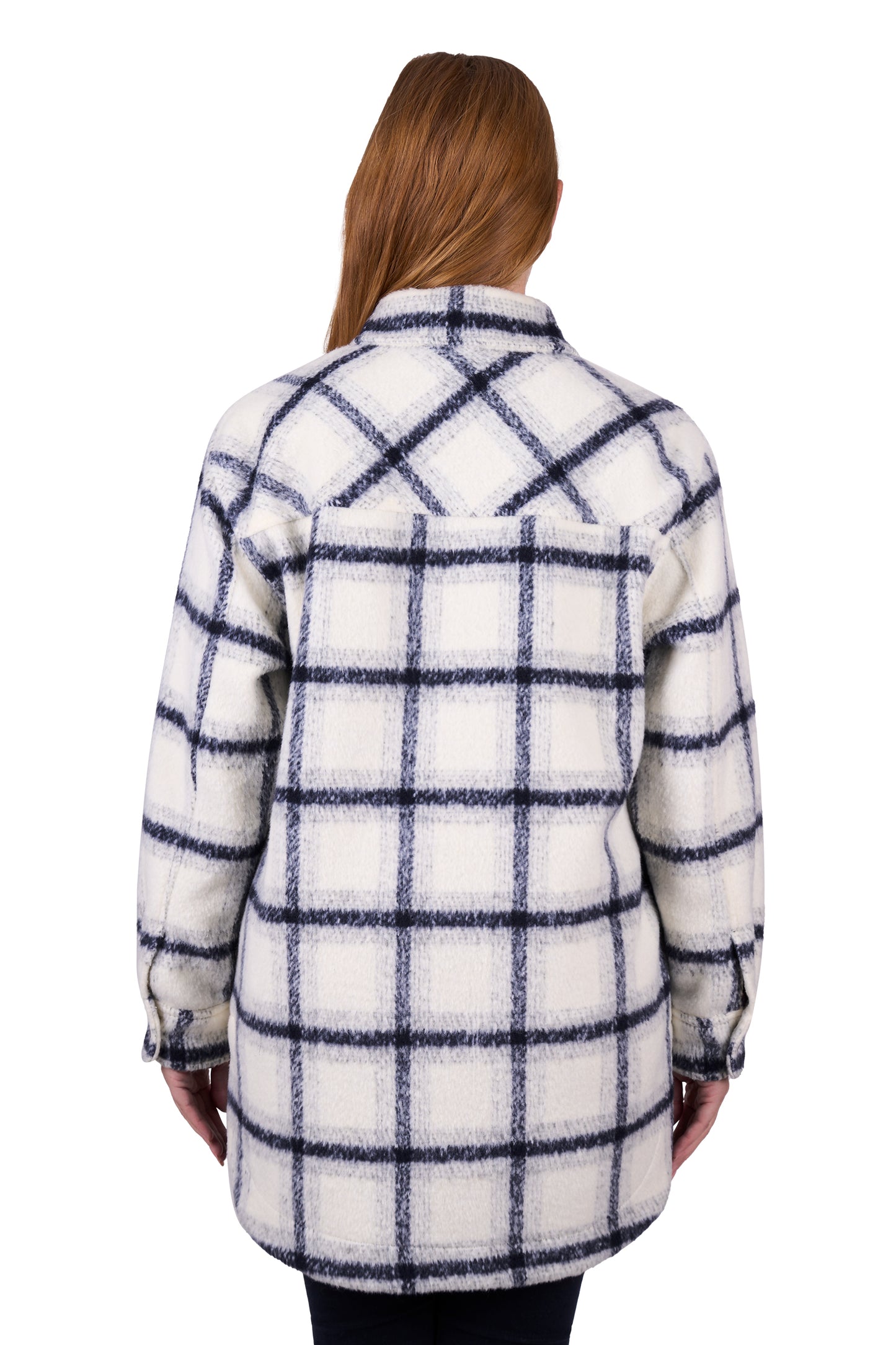 Dux Bax Womens Elk Overshirt - Navy