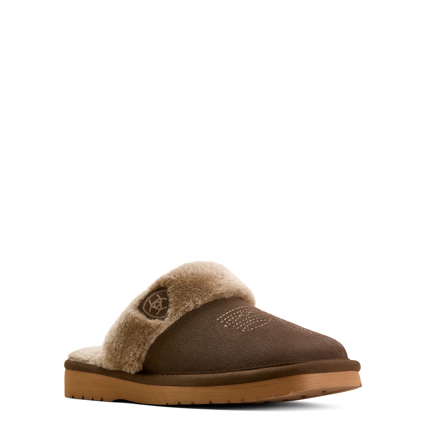 Ariat Women's Jackie Square Toe Slipper - Chocolate