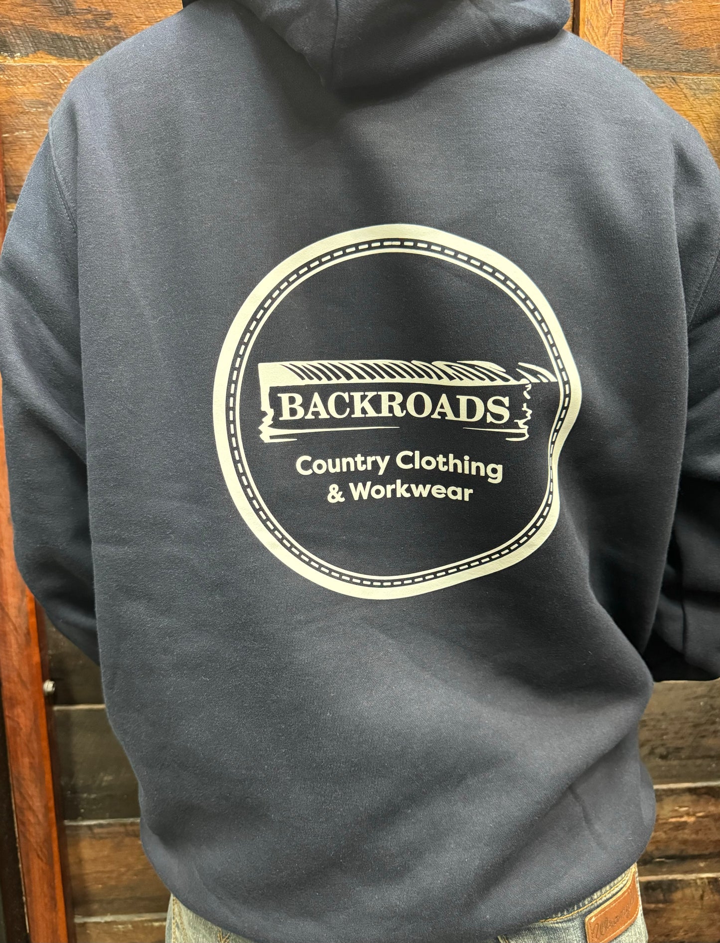 Backroads Hoodies Unisex - Navy
