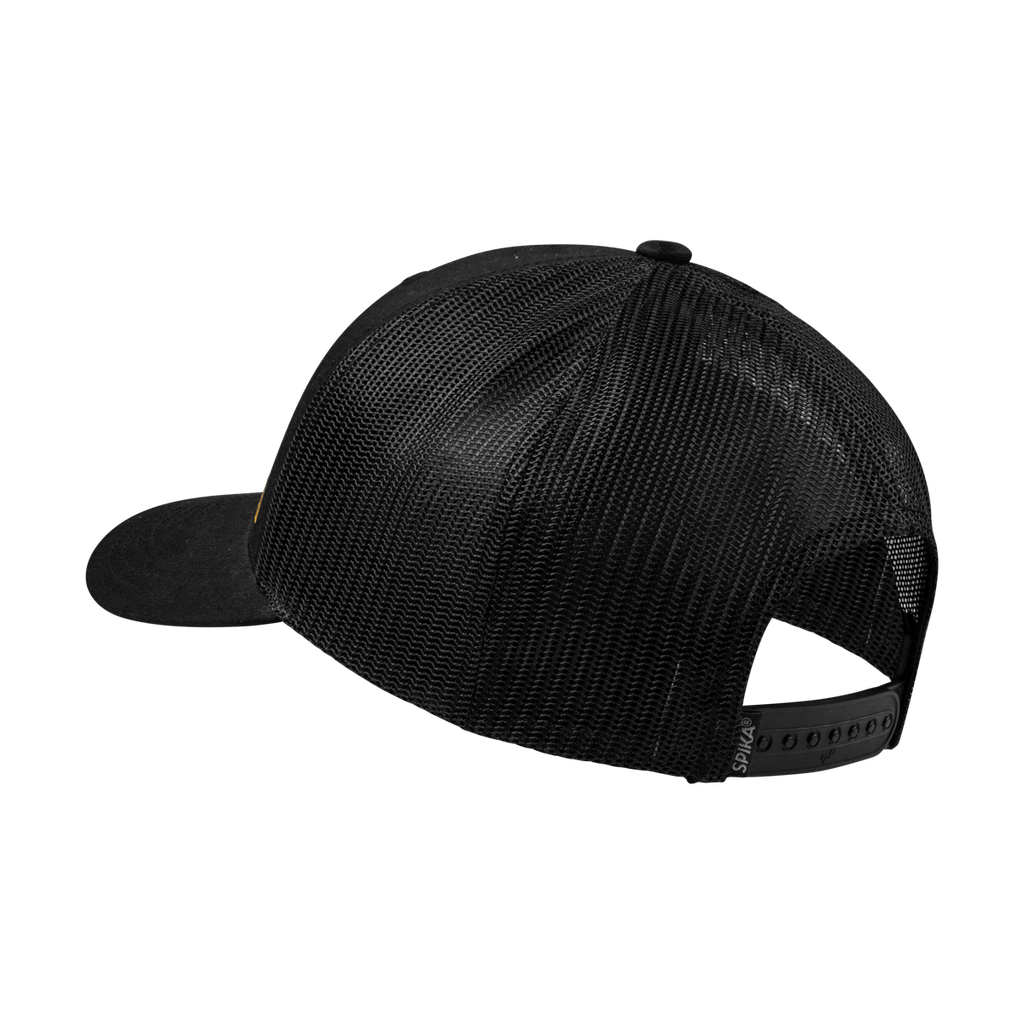 Spika Adult Go Trucker Snapback Cap - Black