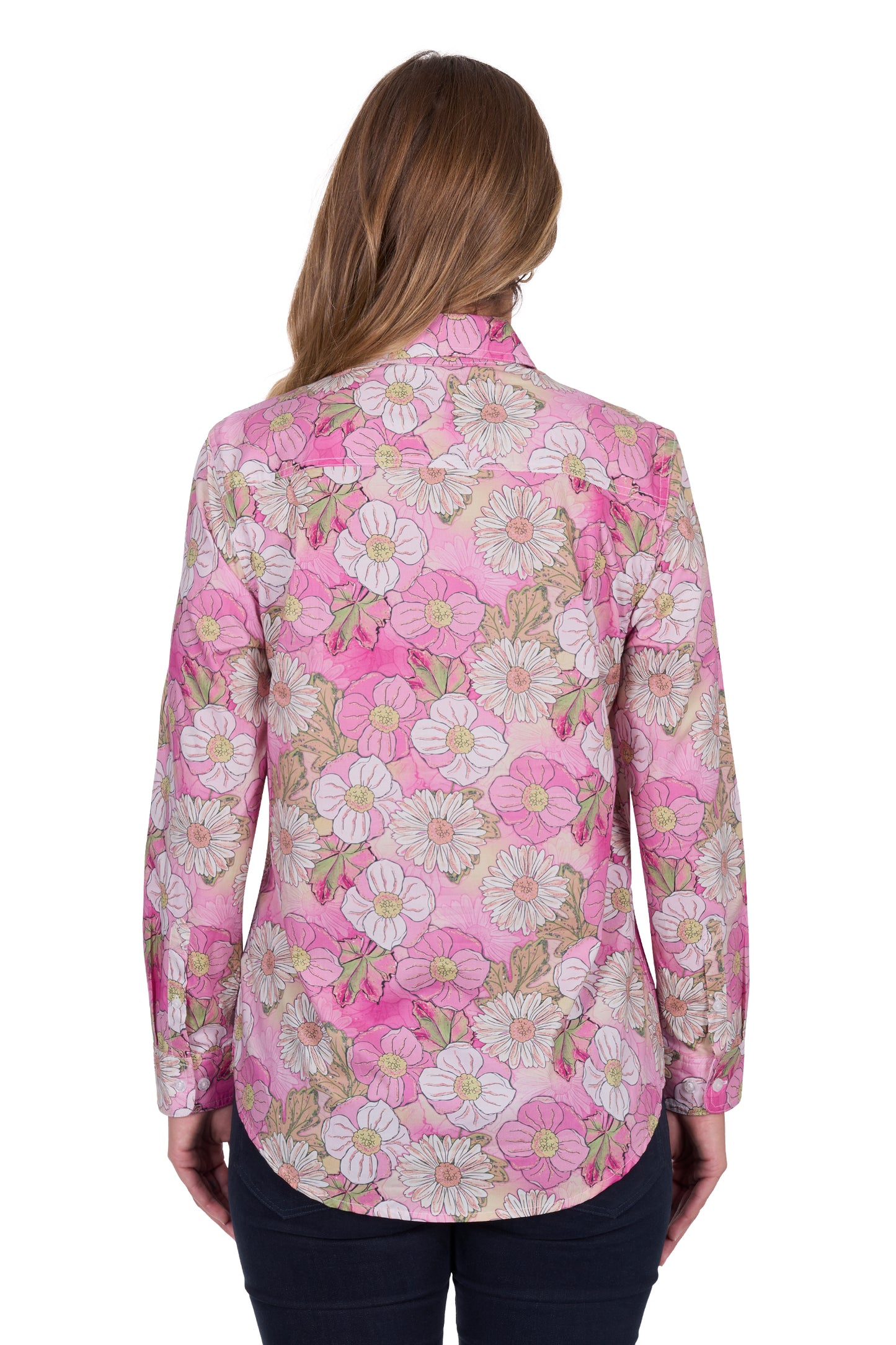 Hard Slog Women's Etta Half Placket Long Sleeve Shirt