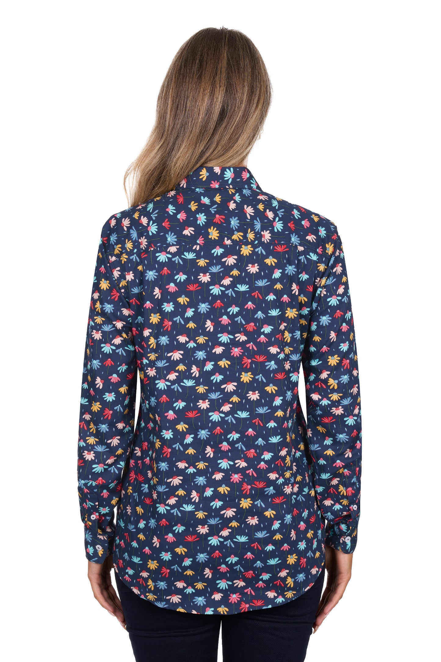 Hard Slog Women's Tori Half Placket Long Sleeve Shirt