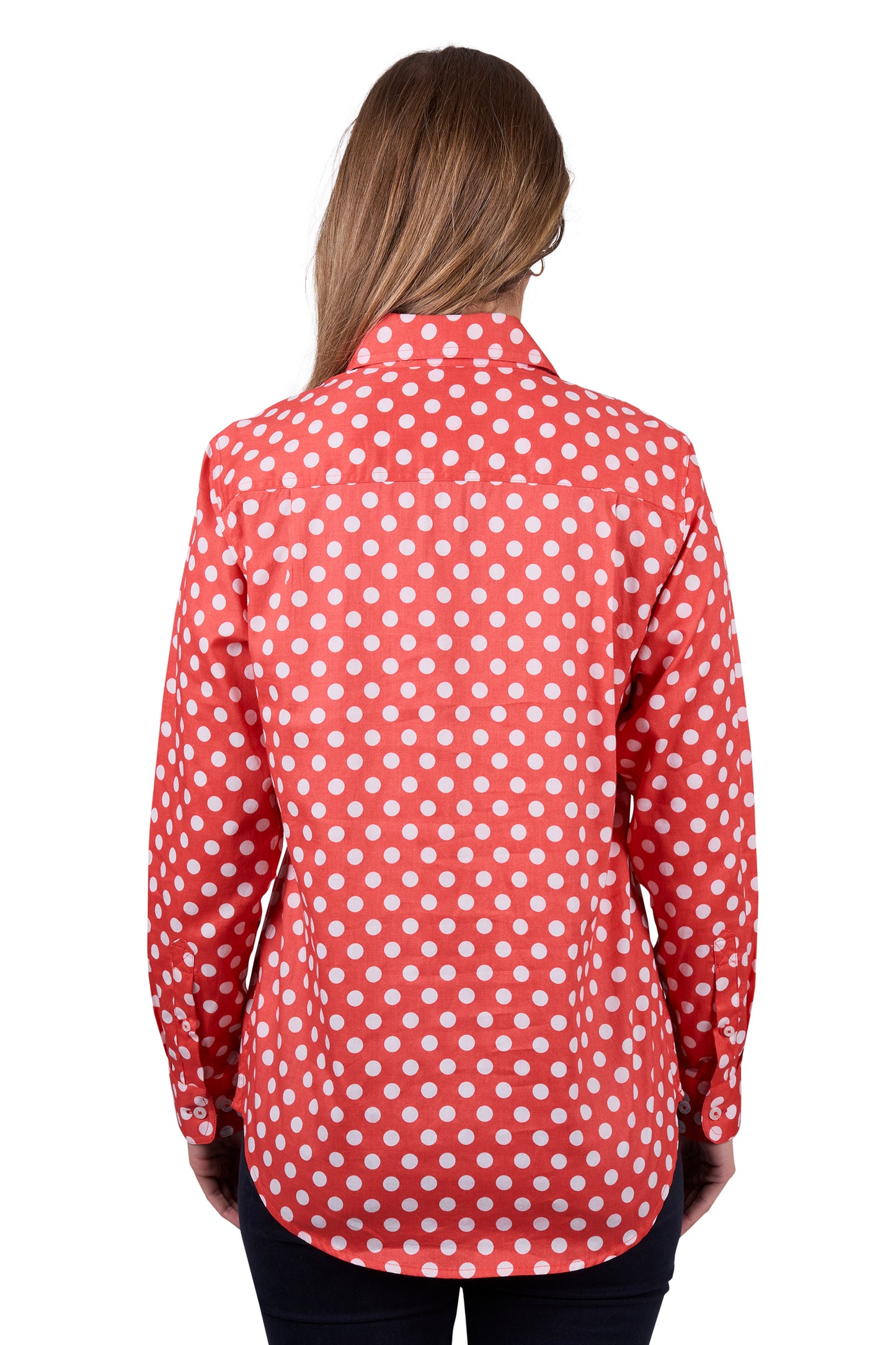 Hard Slog Womens Jaz 1/2 Placket Long Sleeve Shirt