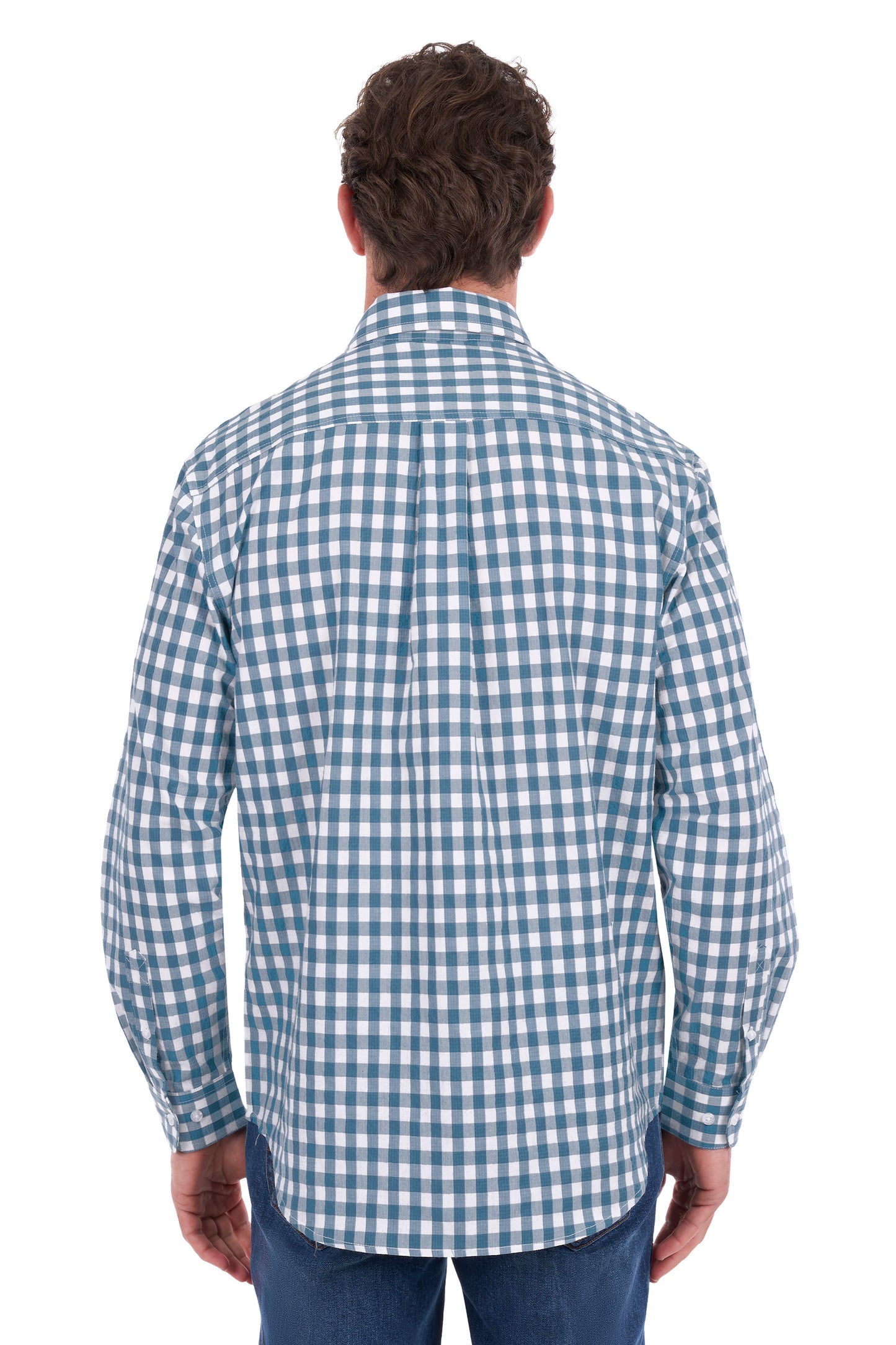 Hard Slog Men’s River Half Placket Long Sleeve Shirt