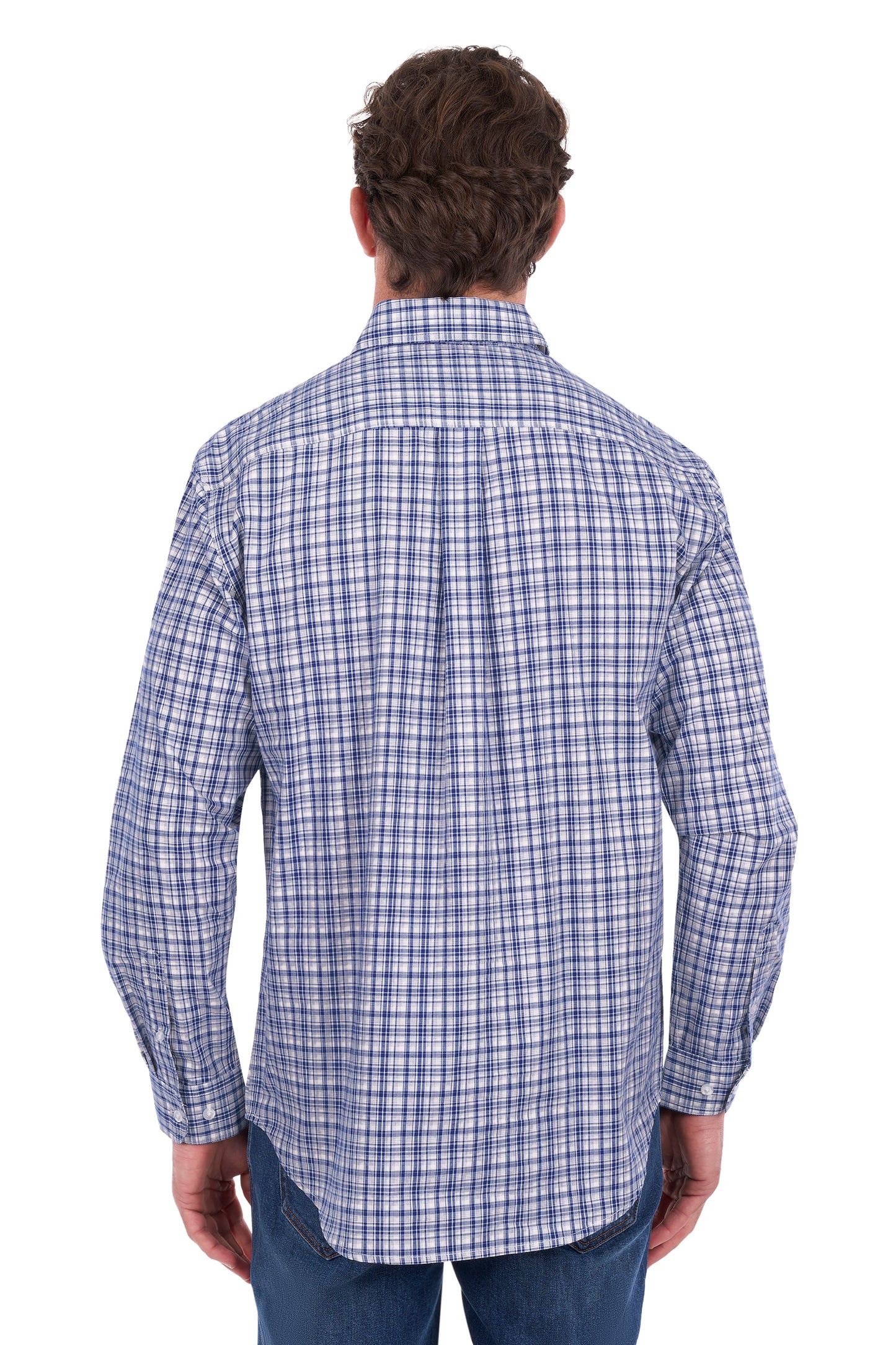 Hard Slog Men’s Brooks Half Placket Long Sleeve Shirt