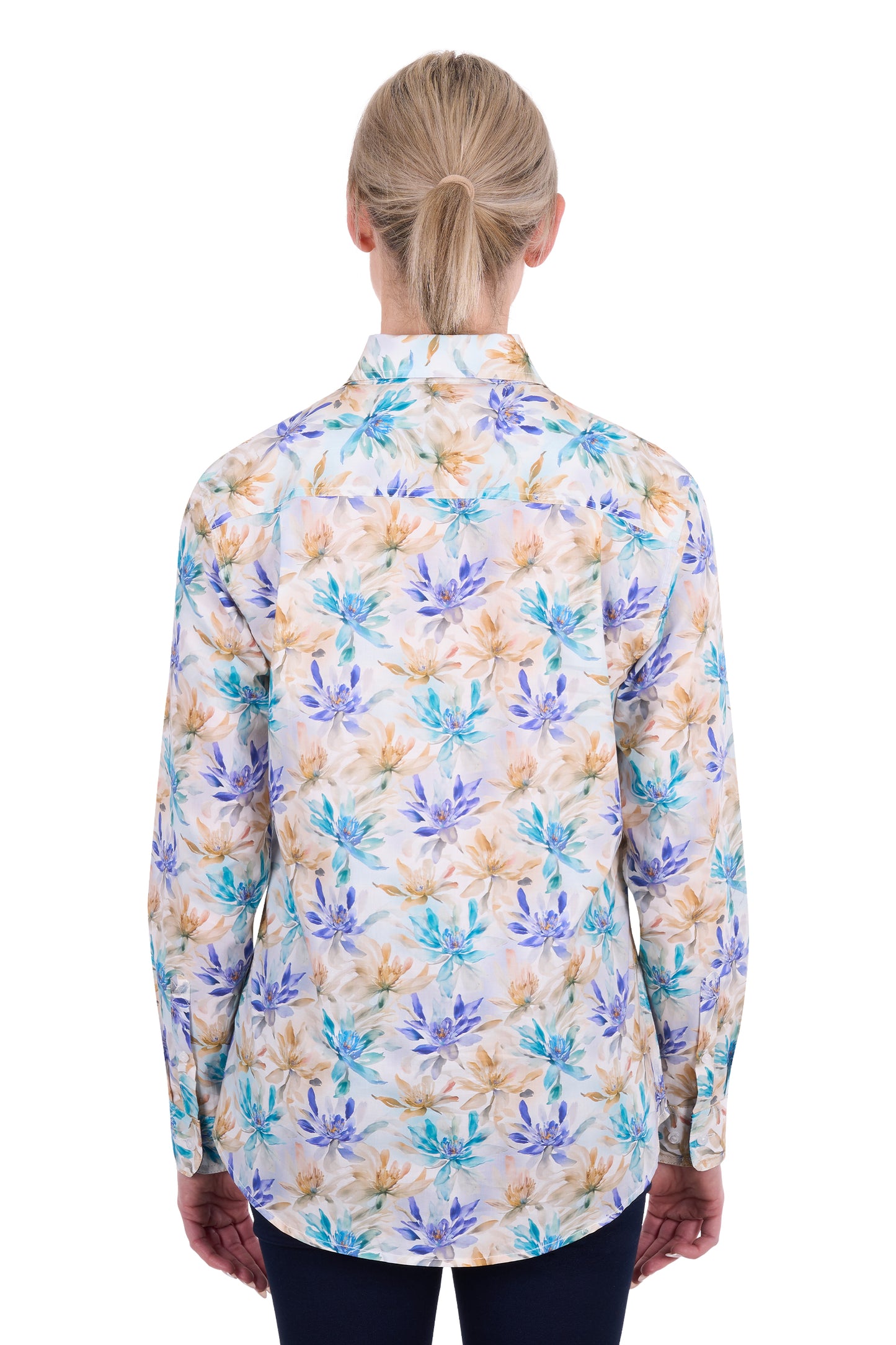 Hard Slog Women’s Meadow Half Placket Long Sleeve Shirt