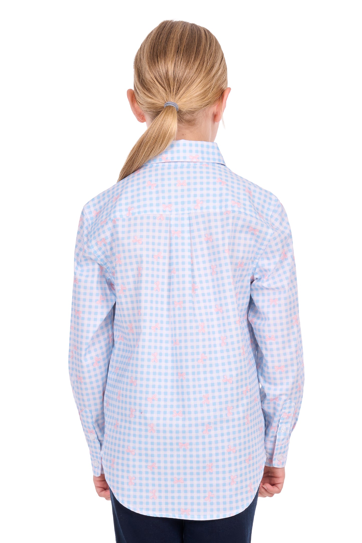 Hard Slog Kid’s Lillia Half Placket Long Sleeve Shirt