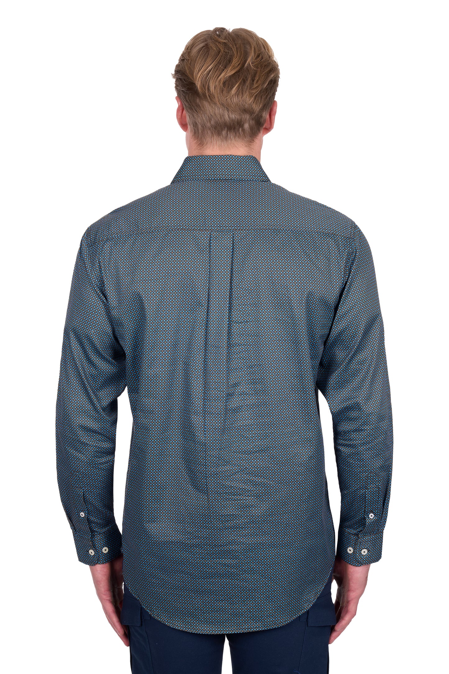 Hard Slog Men’s Blake Half Placket Long Sleeve Shirt
