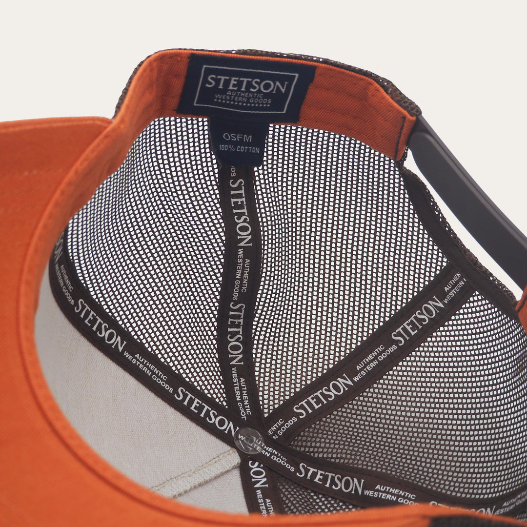 Stetson Longhorn Trucker Cap Orange