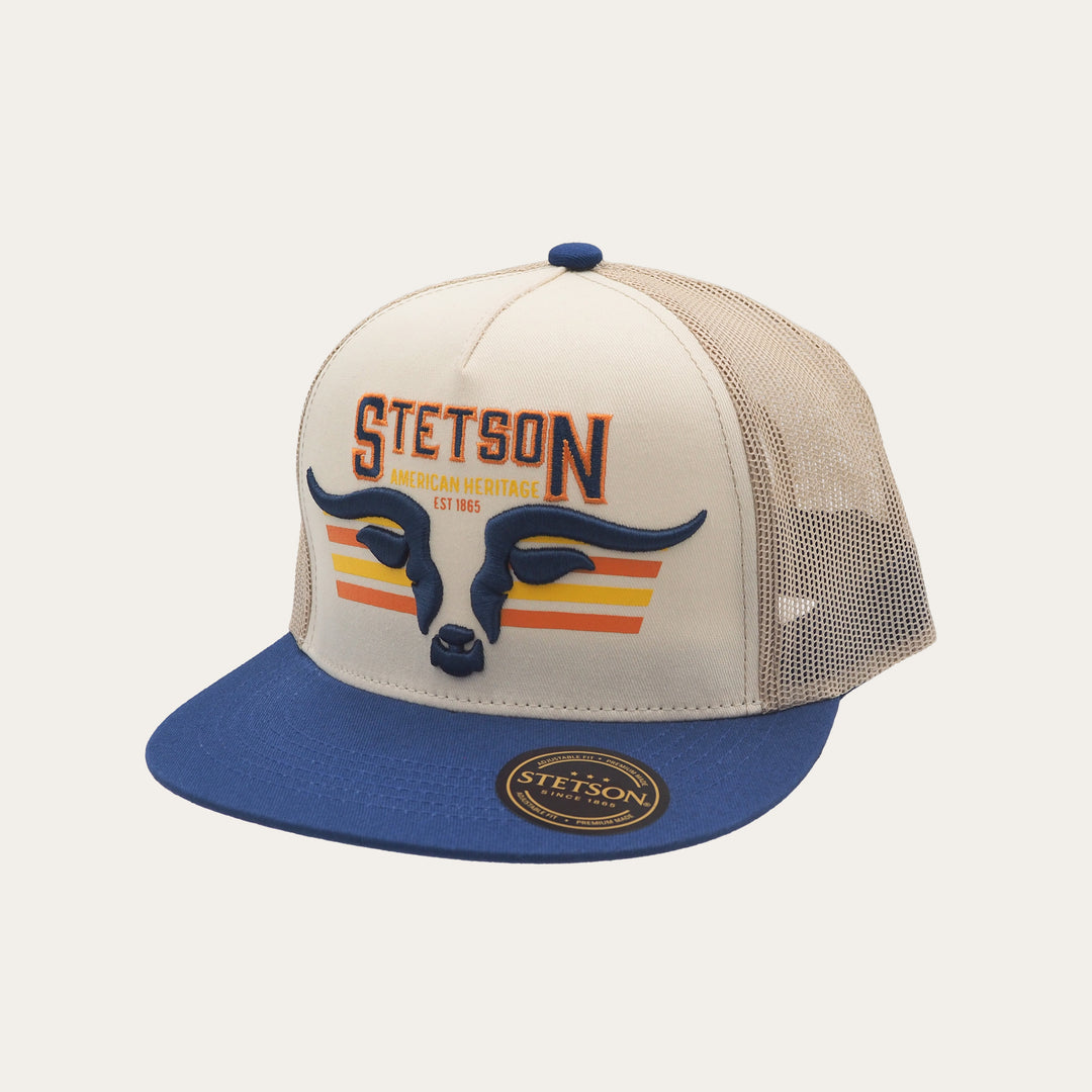 Stetson Longhorn Trucker Cap Blue