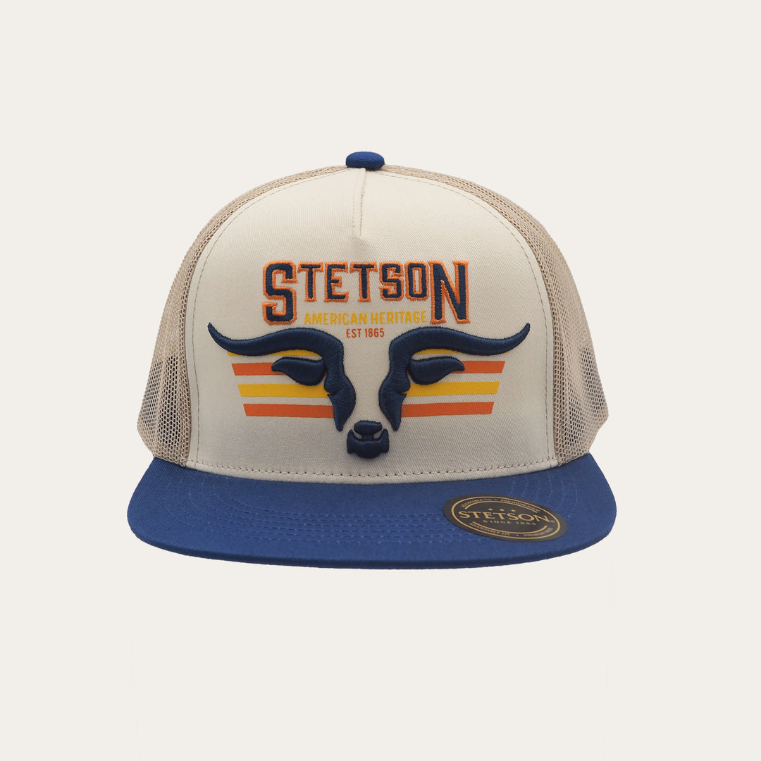 Stetson Longhorn Trucker Cap Blue