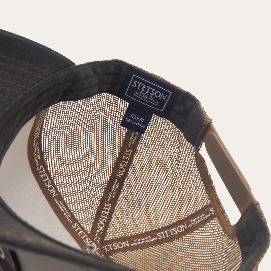 Stetson Bison Trucker Cap - Tan