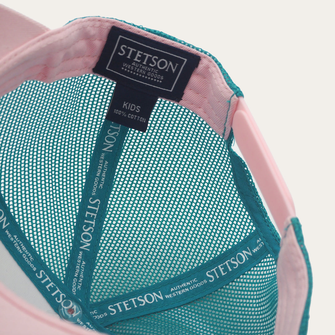 Stetson Kids Bronco Trucker Cap Pink