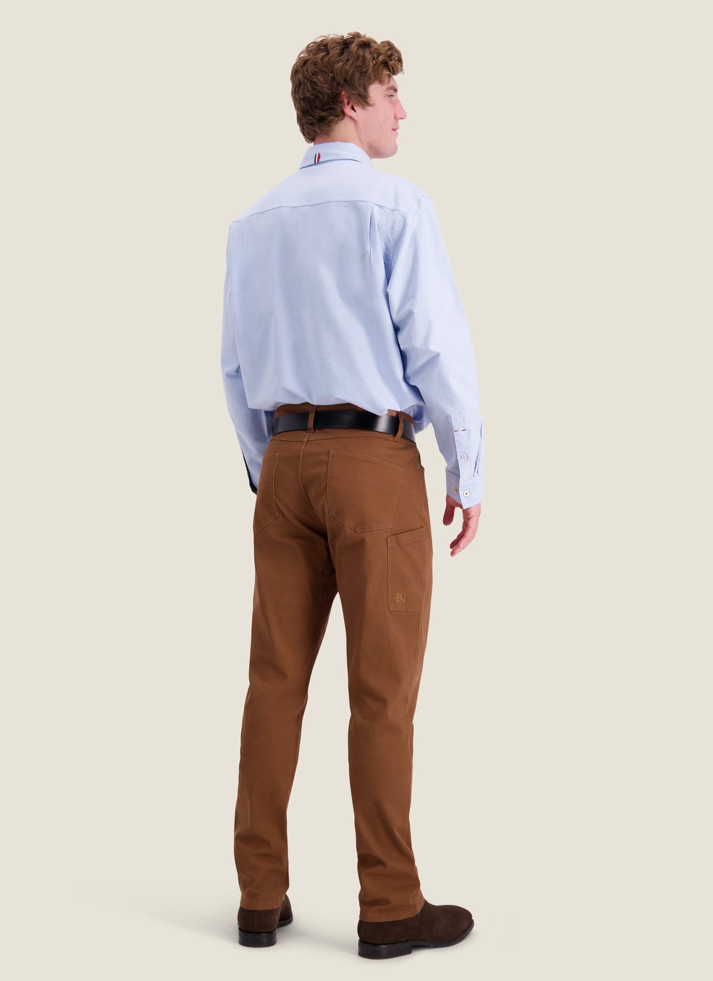 Kidman Mens Aberdeen Long Sleeve Shirt - Pale Blue