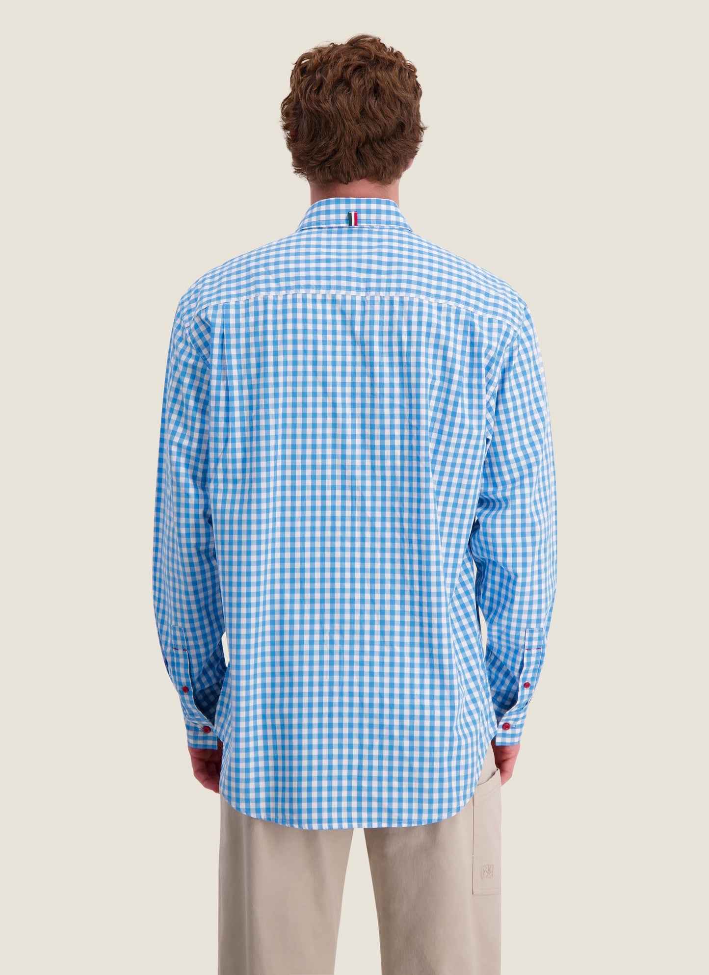 Kidman Mens Holstein Long Sleeve Shirt - Pale Blue