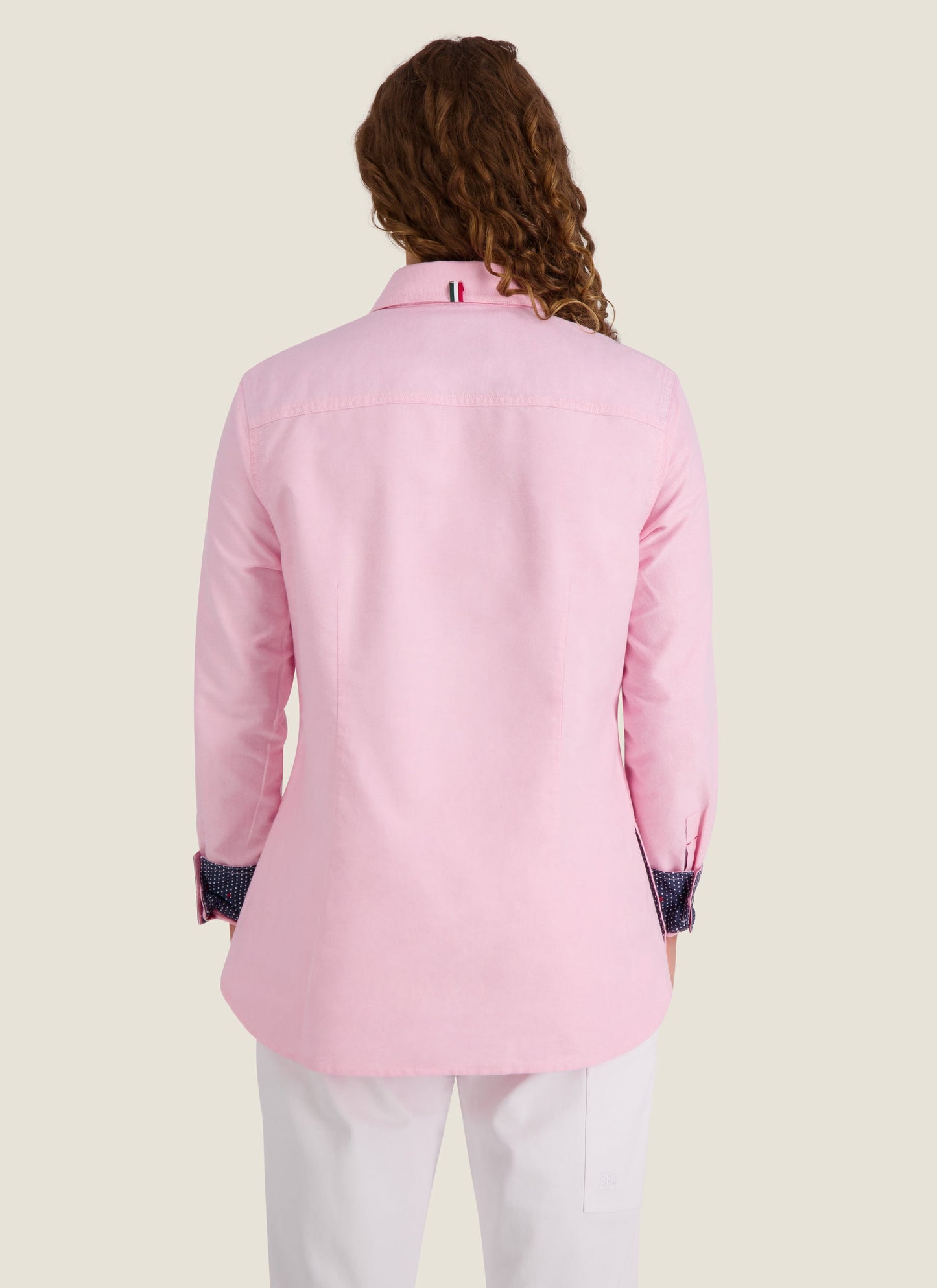 Kidman Womens Lennard Long Sleeve Shirt - Pale Pink