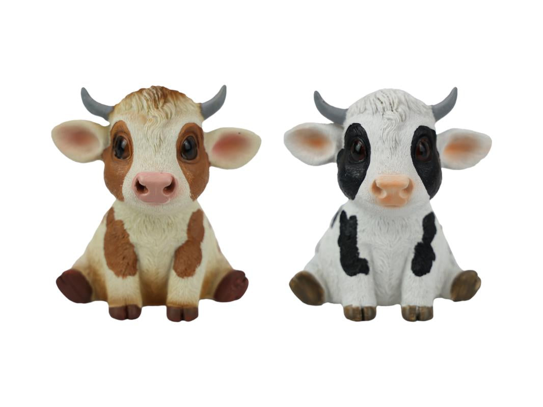 Malmar 11cm Sitting Cute Cow