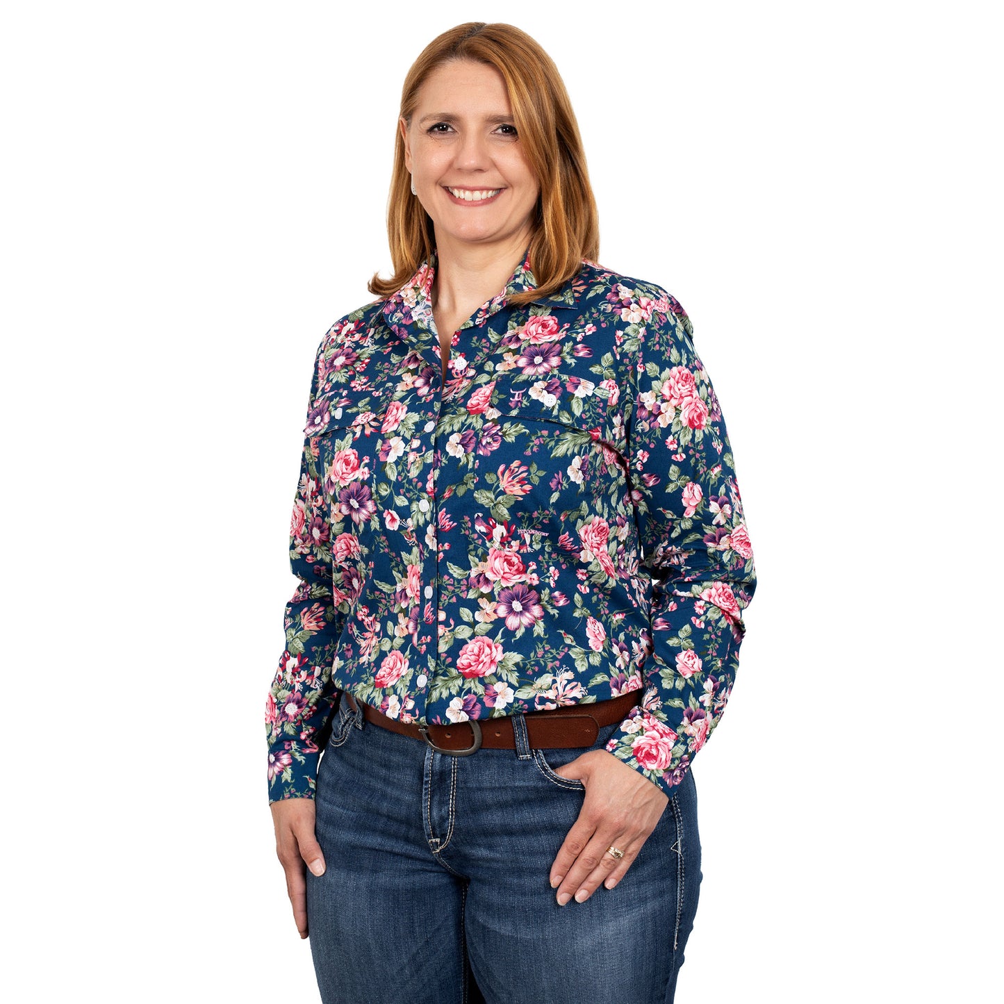 JUST COUNTRY LADIES ABBEY SHIRT WWLS2344