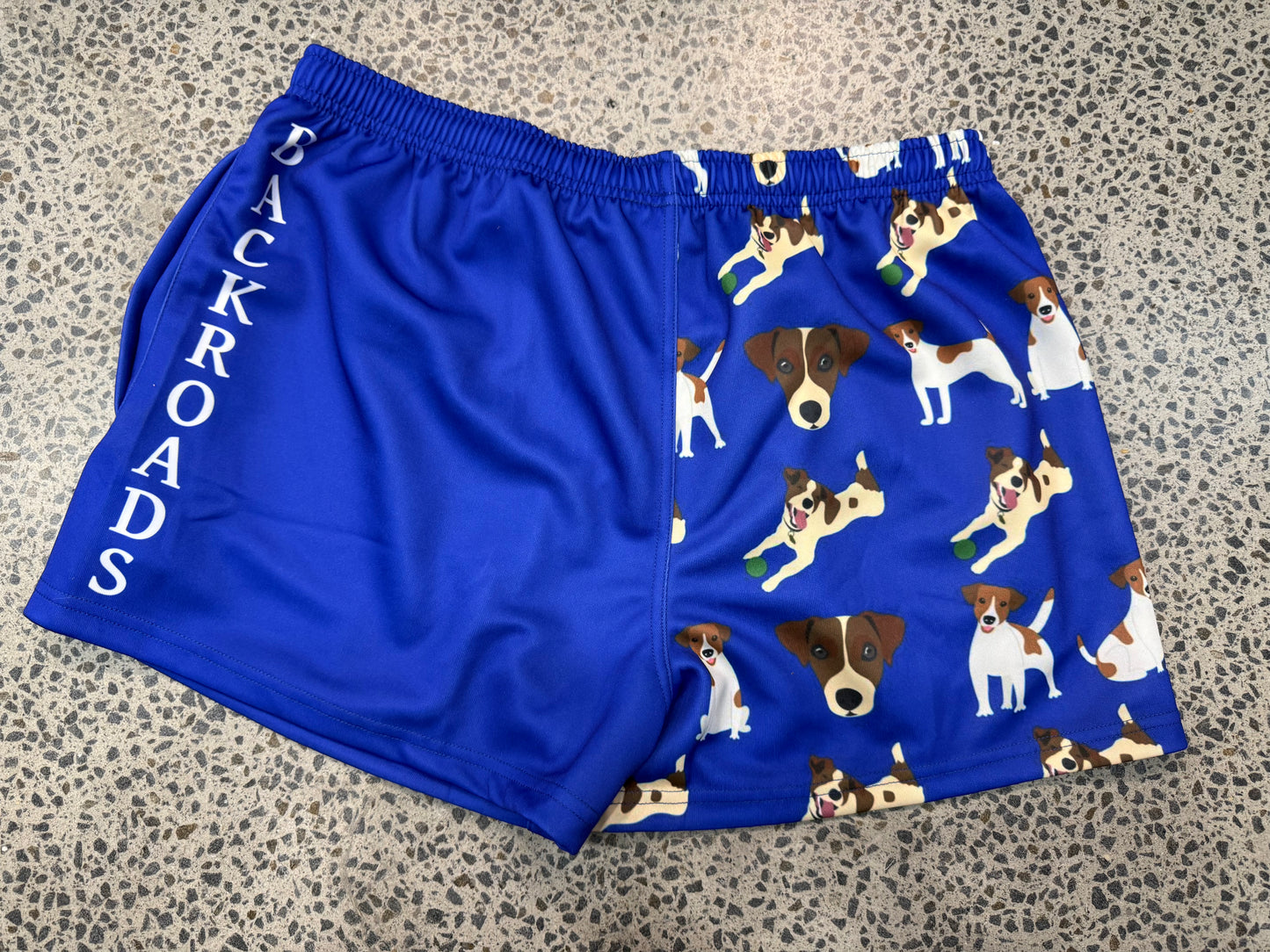Backroads Footy Shorts - Jack Russell