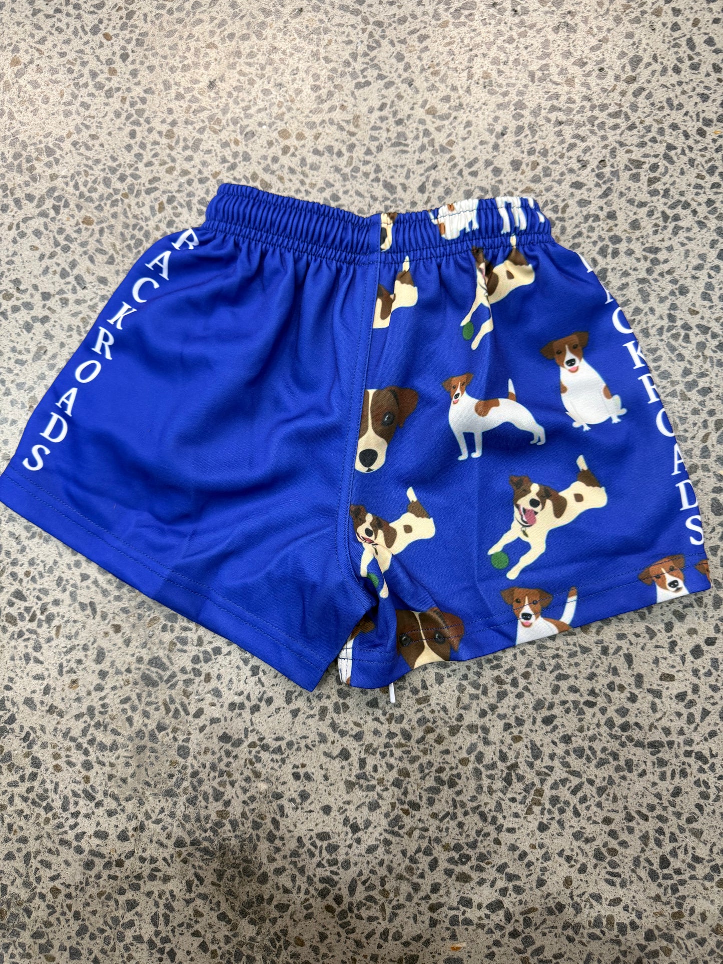 Backroads Kids Footy Shorts - Jack Russells