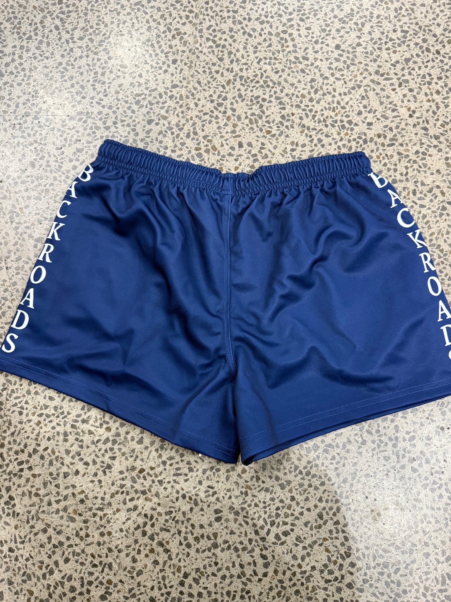 Backroads Footy Shorts - Navy