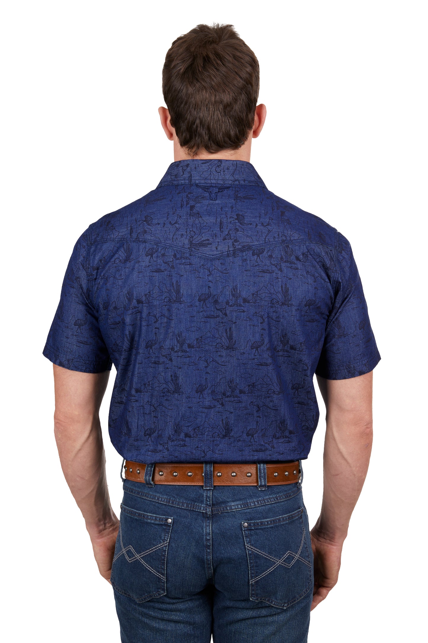 Pure Western Mens Drew Short Sleeve Shirt