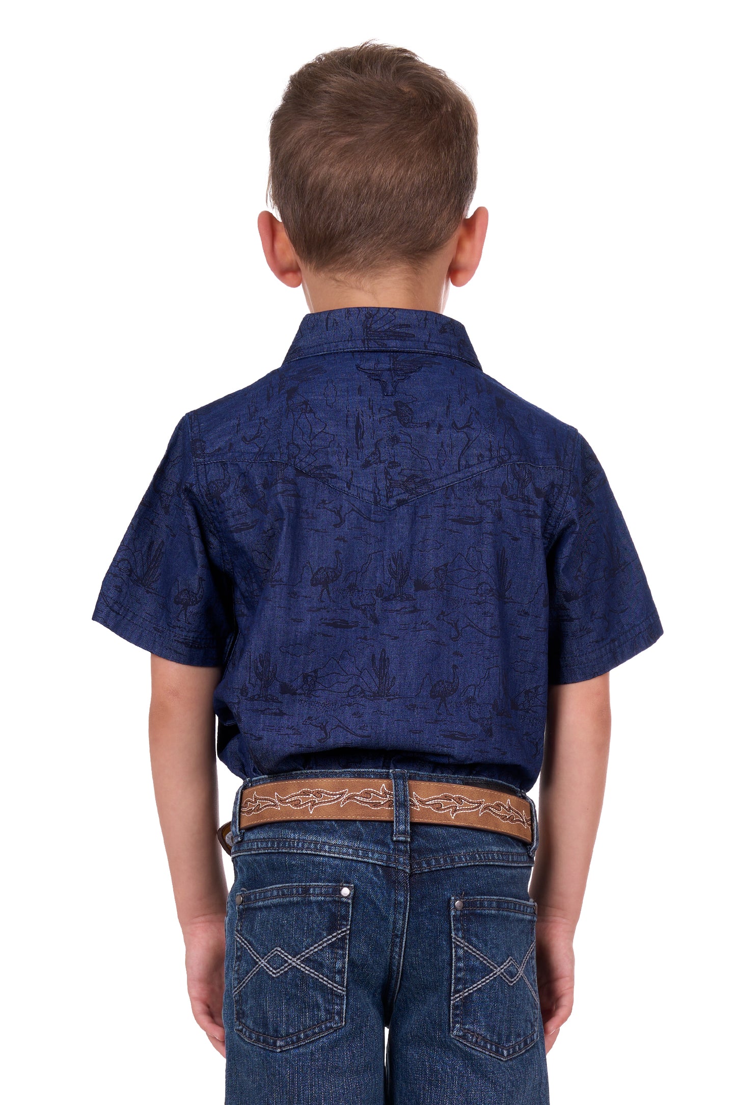 Pure Western Boys Drew Short Sleeve Shirt