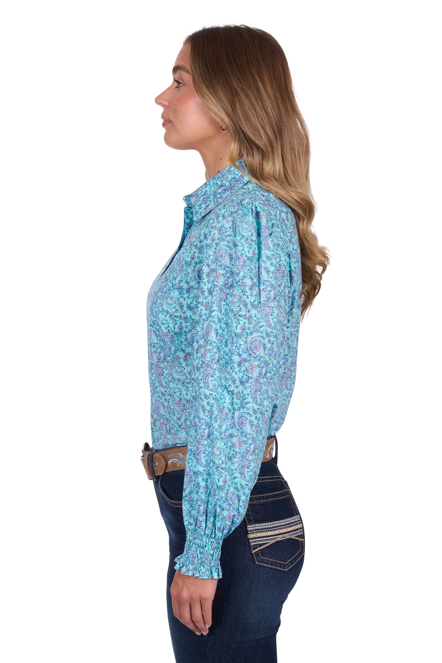 Pure Western Women’s Riley Print Long Sleeve Shirt