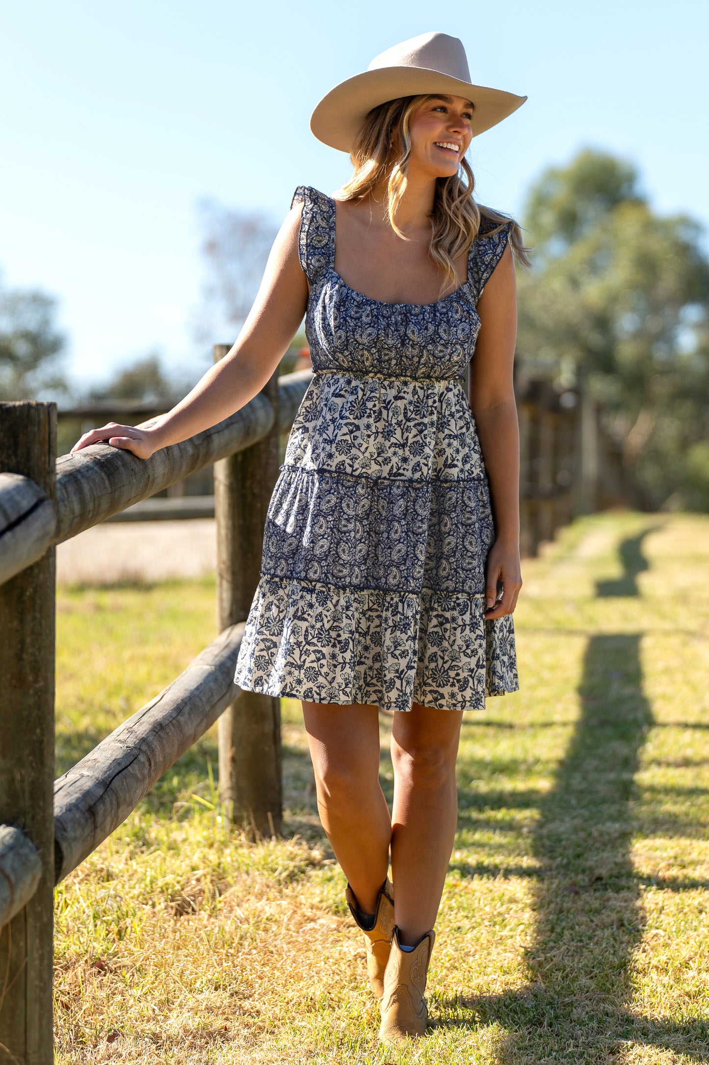 Pure Western Women’s Maisy Frill Strap Dress