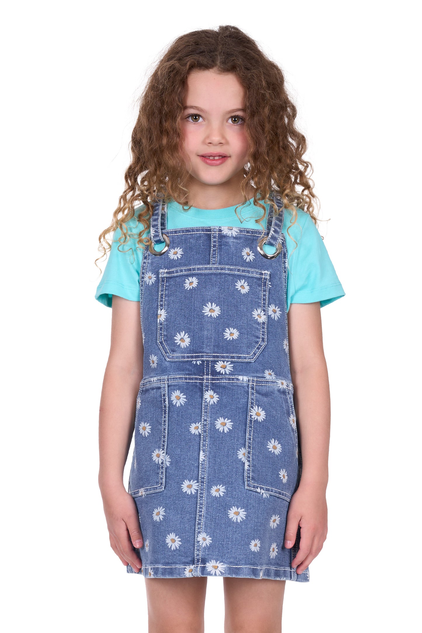 Pure Western Girl’s Adison Pinafore Dress