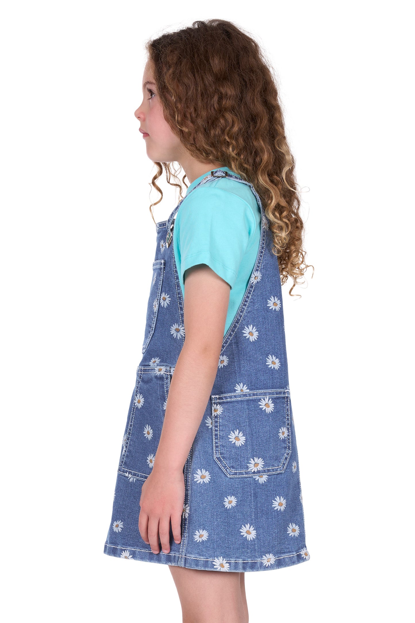 Pure Western Girl’s Adison Pinafore Dress