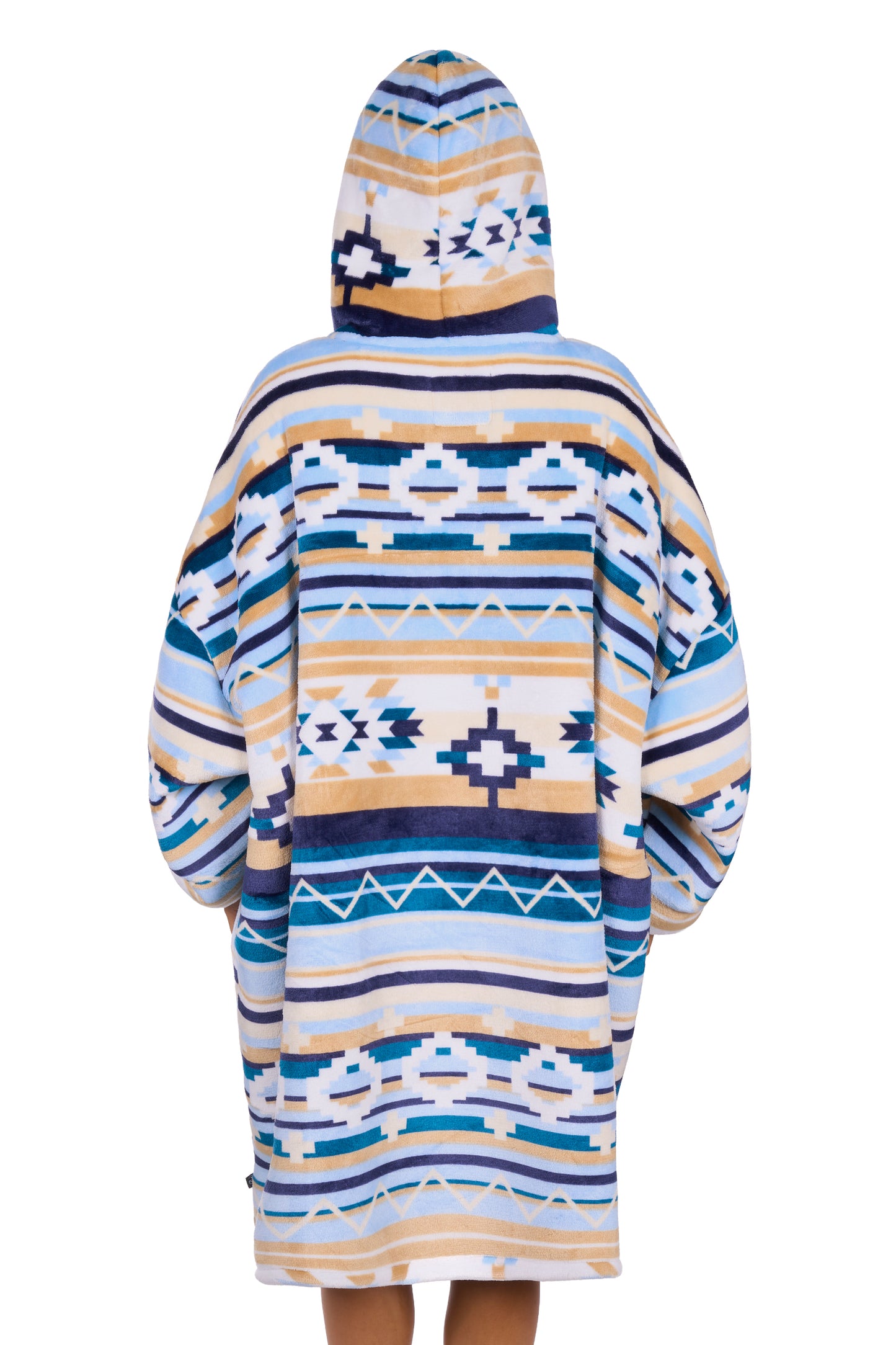 Pure Western Adult’s Aztec Print Snuggle Hoodie